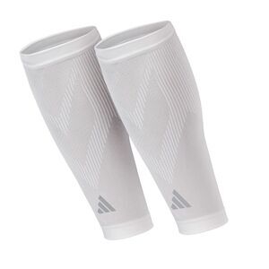 adidas Calf Compression Sleeves for Women And Men Running Gym Training White New